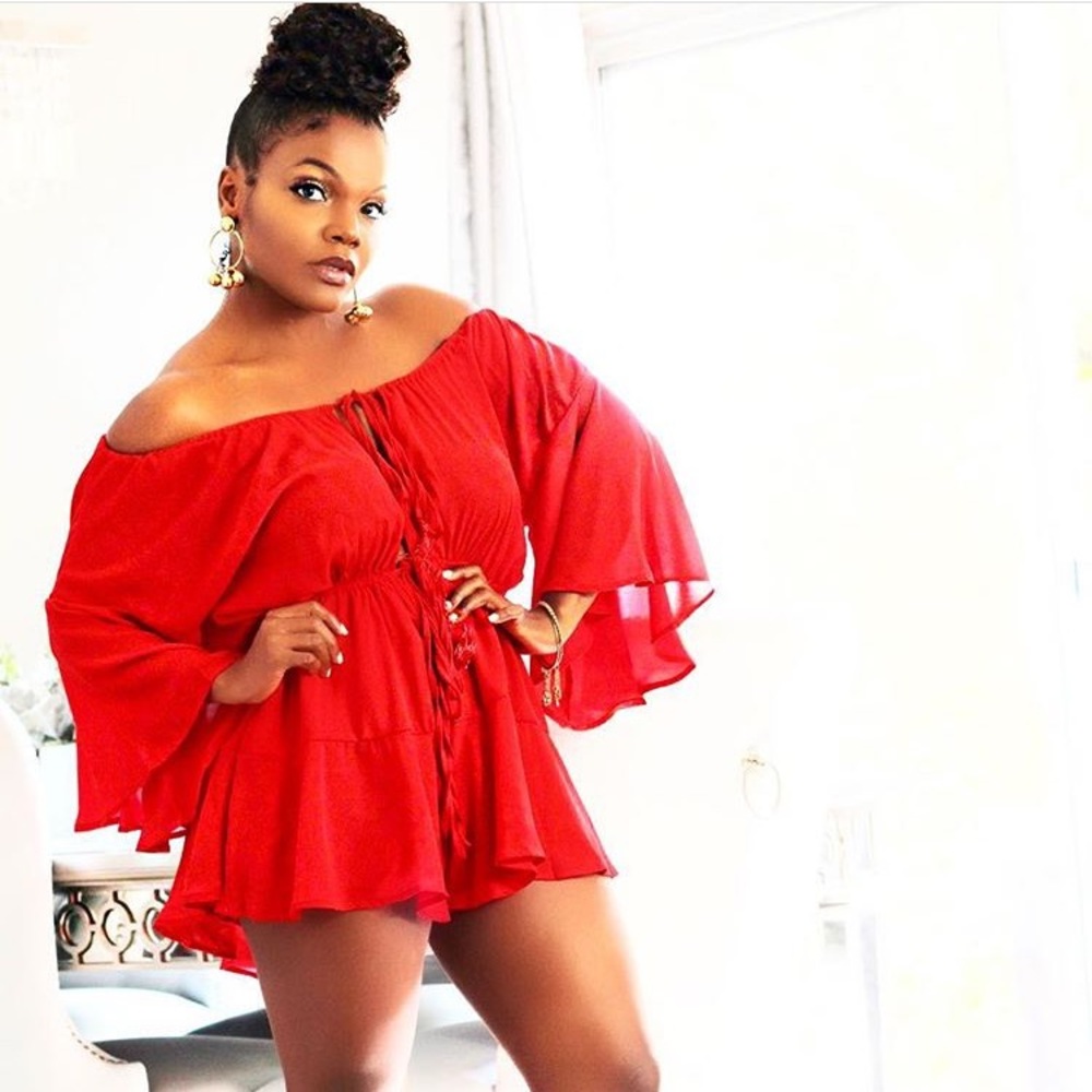 Beautiful Red Romper